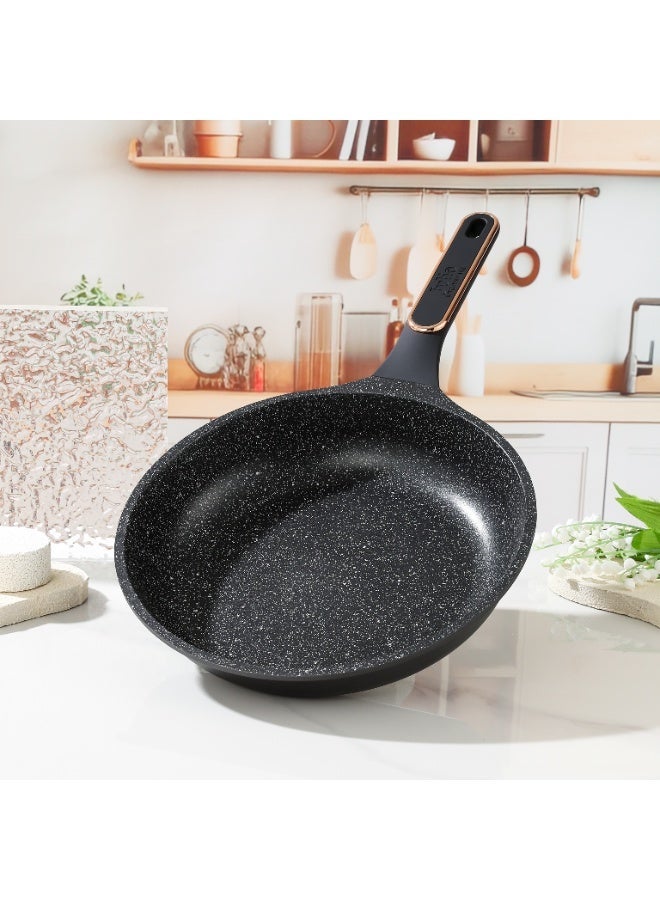 جوليا مِقلاة جوليا إيليت برو بلس 24 سم - أسود - جرانيت أسود غير لاصق - يدعم الحث الحراري - Image 1